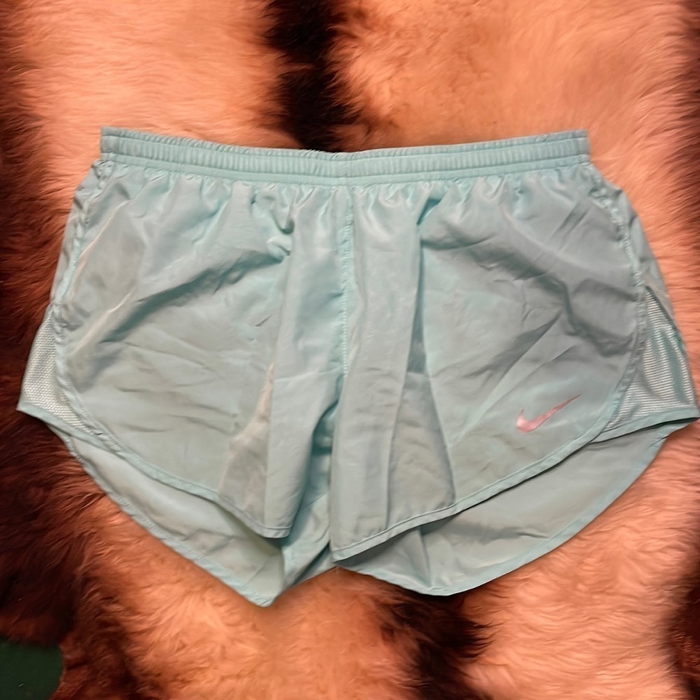 Nike Dri Fit Light Blue Running Shorts